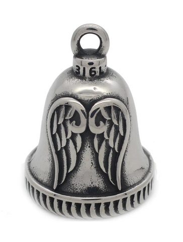 Motard  Angel Riding Bell Biker Guardian,Cloche Moto en Acier