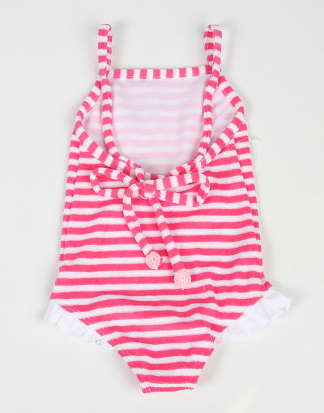 Lilotati Pink Stripe Terry Swimsuit – Bunnies Picnic