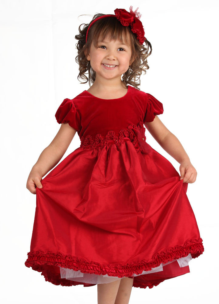 Isobella and Chloe Monet Red Dress for Babies & Toddlers sizes 9m and