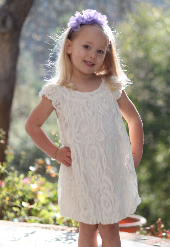 Stella Industries Hazel Lace Dress in Ivory sz 2T 4T 4 & 5 only ...