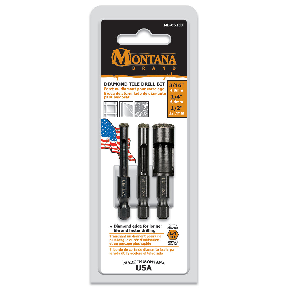 Titanium Coated Hex Shank Drill Bits - Montana Brand Tools – Made in USA