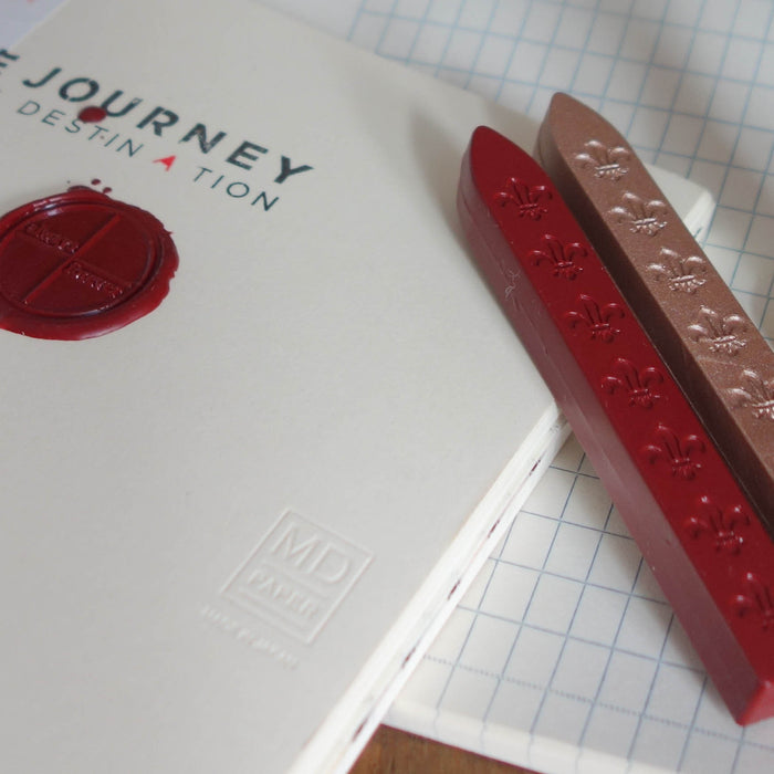 Sealing Wax Sticks- Package of Six Sticks in Red Currant — Two Hands Paperie