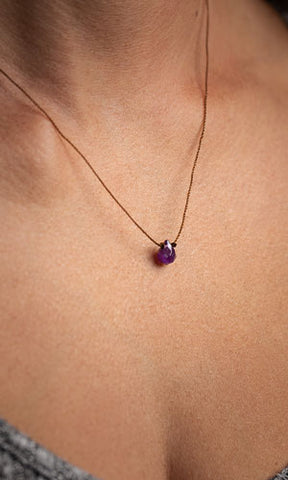 amethyst necklace - Energy Muse
