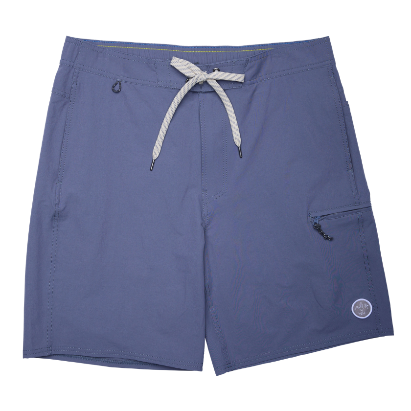 Grundens Fish Head Board Short - Women's Heron S