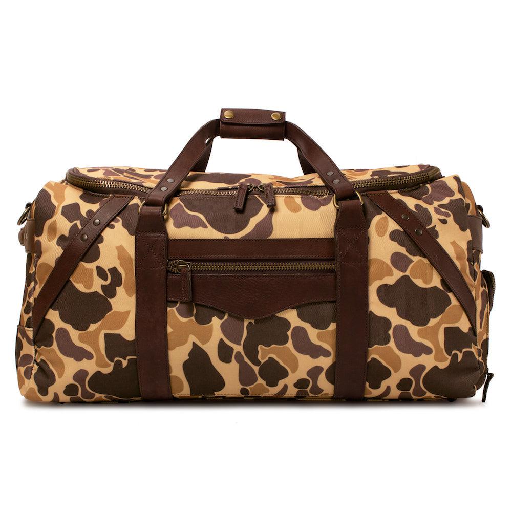 Campaign Waxed Canvas Rolling Carry-On Duffle Bag