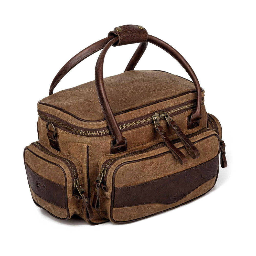 Campaign Waxed Canvas Rolling Carry-On Duffle Bag