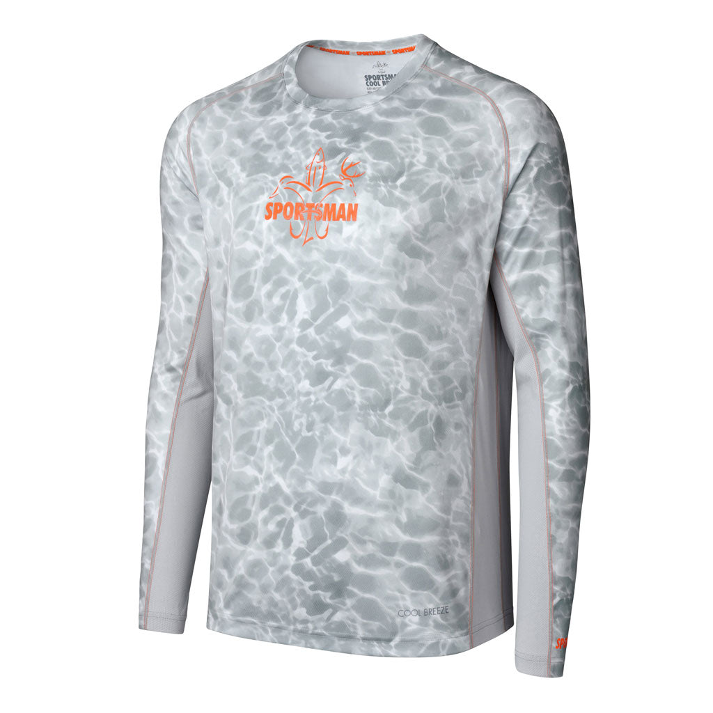 Rashgaurd Cryptid Camo Fly Fishing Shirt |Dri Fit Performance Moisture Wicking Long Sleeve Surf |All Over Print Shirt |White Water Rafting