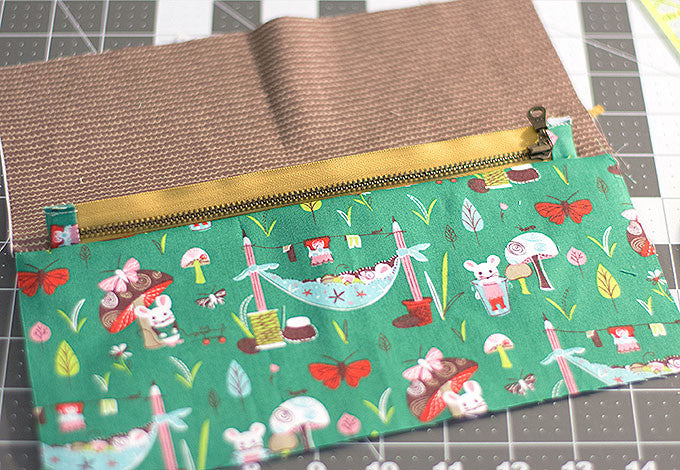 zippered pencil pouch tutorial