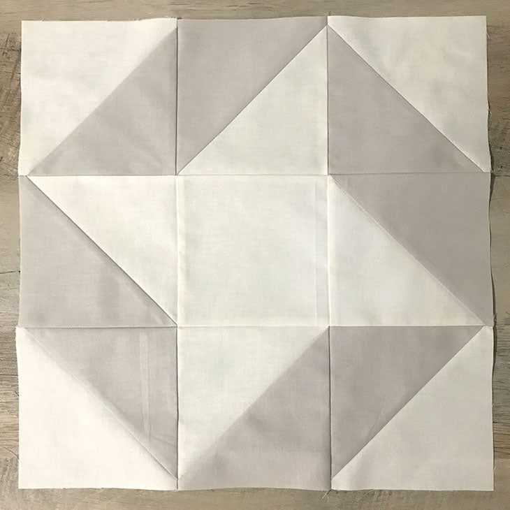 Ribbon Quilt block, 15"