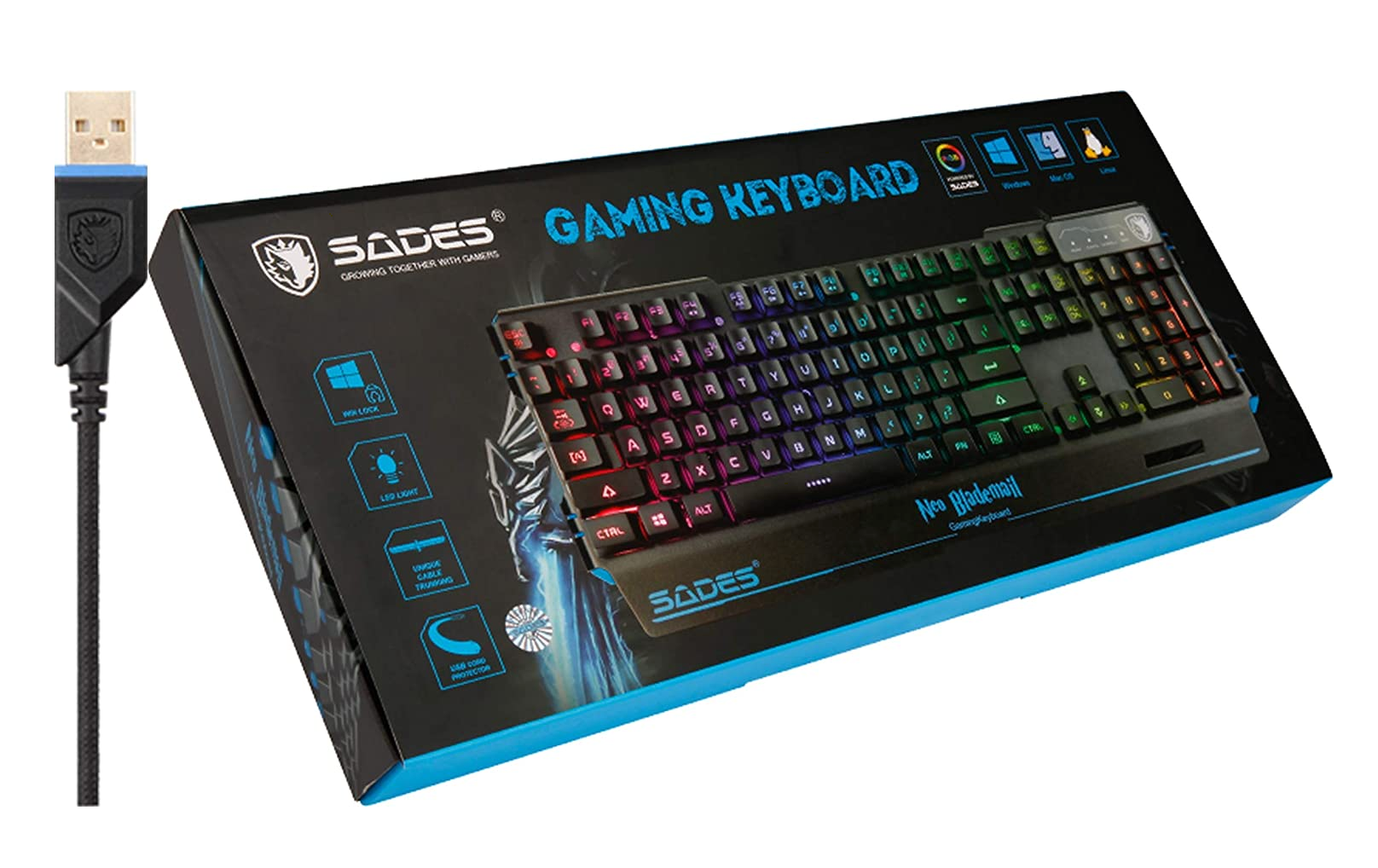 sades gaming keyboard