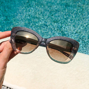Magnolia Designer Fashion Mirrored Cat Eye Womens Sunglasses by FREYRS  Eyewear