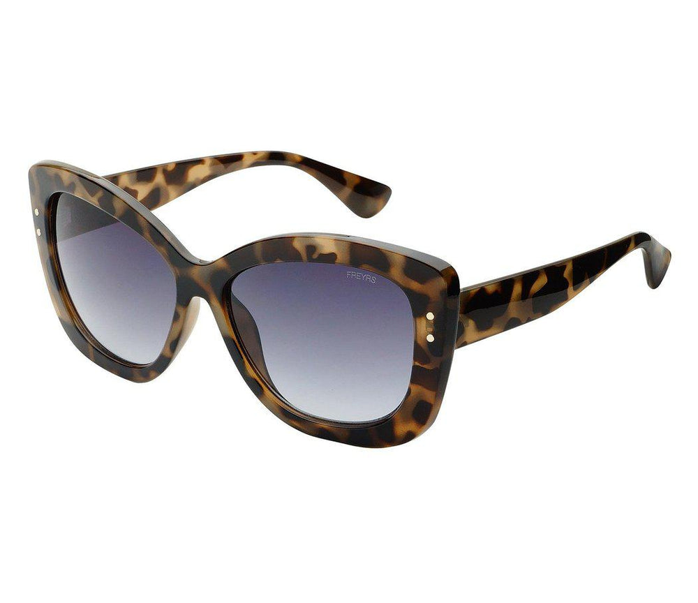 Fiona Large Womens Designer Fashion Tortoise Sunglasses Freyrs Eyewear