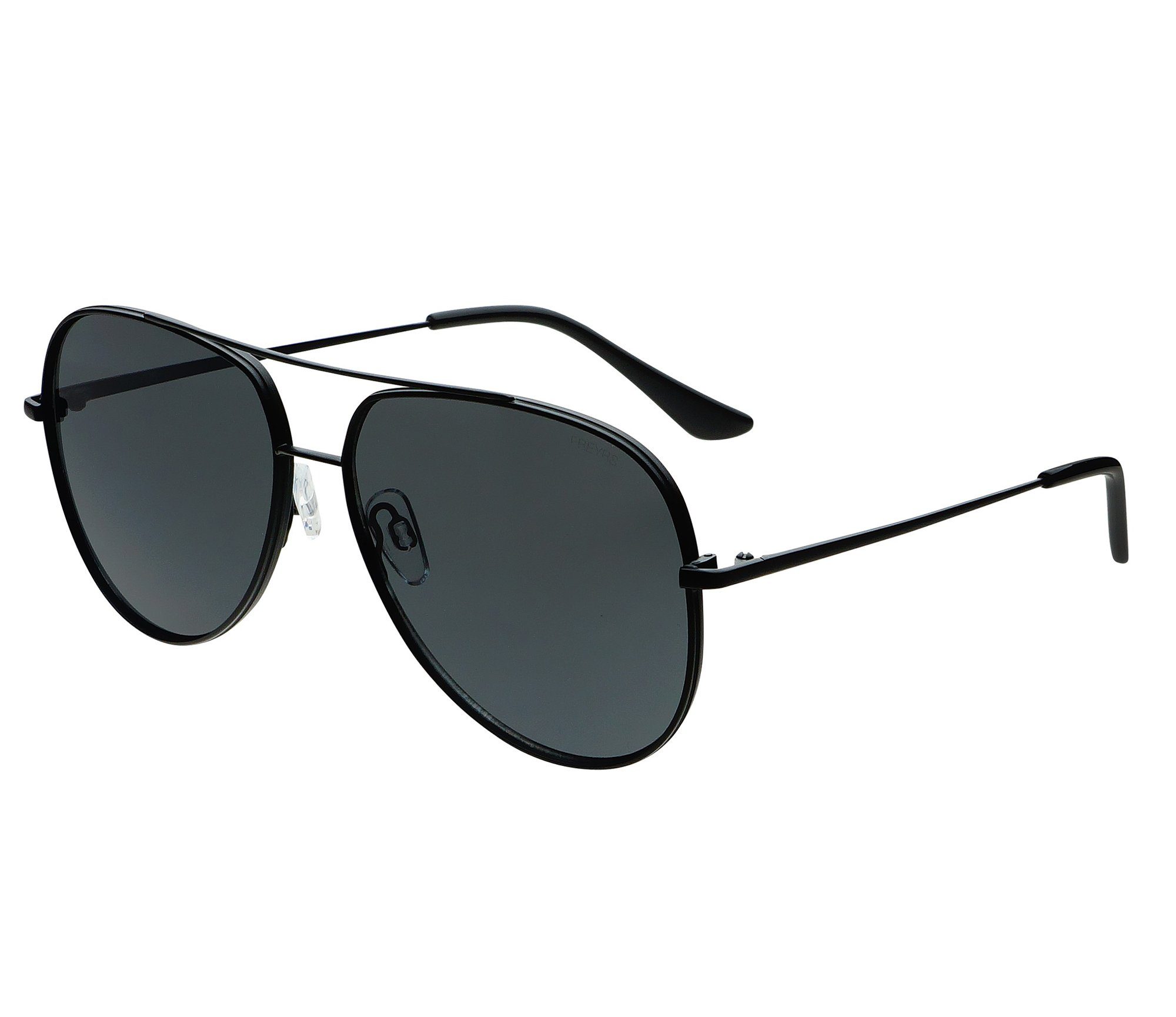 Max Large Matte Black Mens Womens Aviator Sunglasses – FREYRS Eyewear