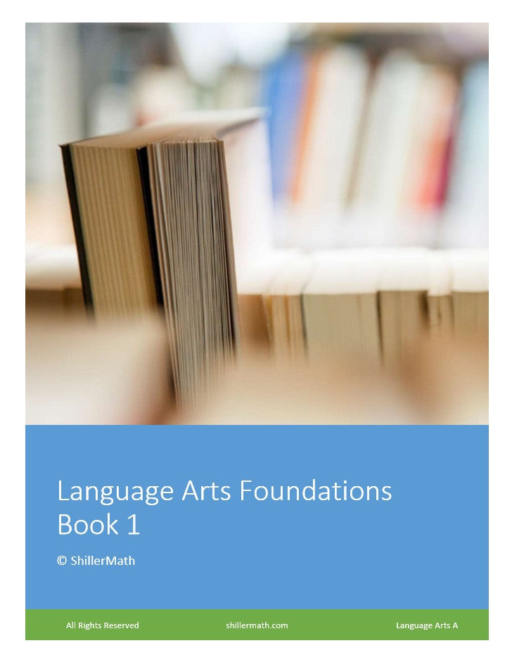 Language Arts Lesson Book 1 – ShillerLearning