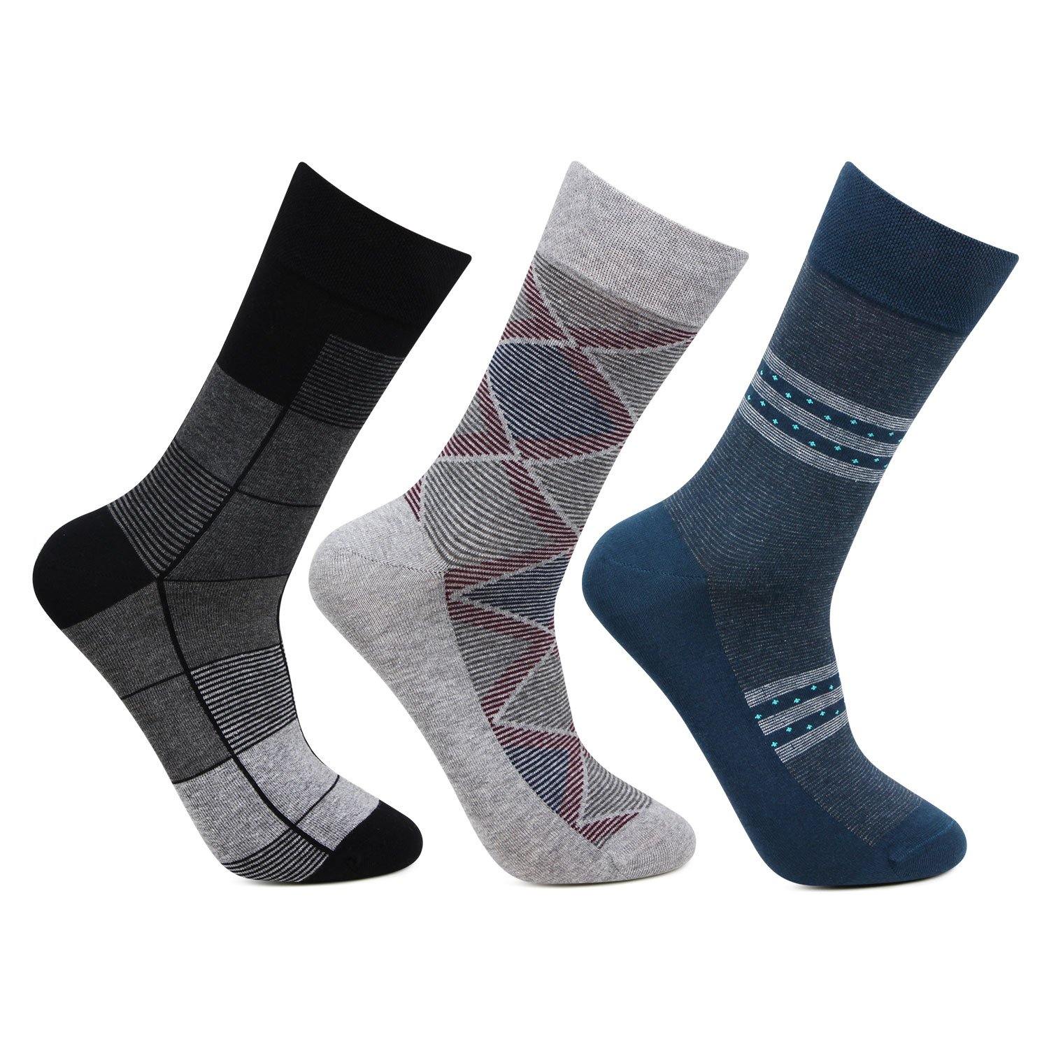 Men Formal Ankle Length Business/ Office Socks-Pack Of 3 – Bonjour Group