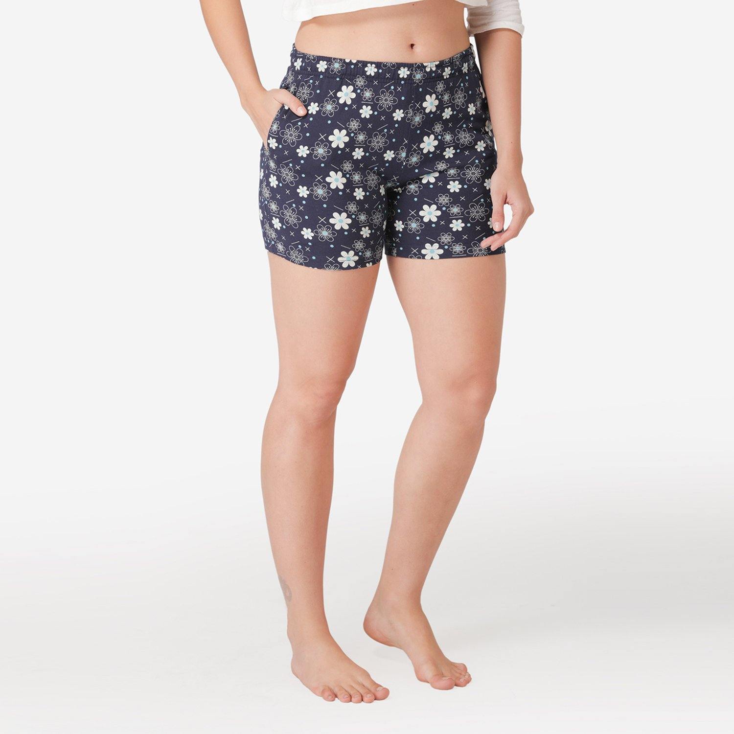 womens printed shorts