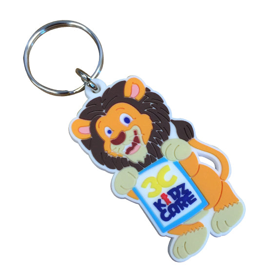 Custom Rubber & Plastic Keyrings - No Minimums | Ties'N'Cuffs