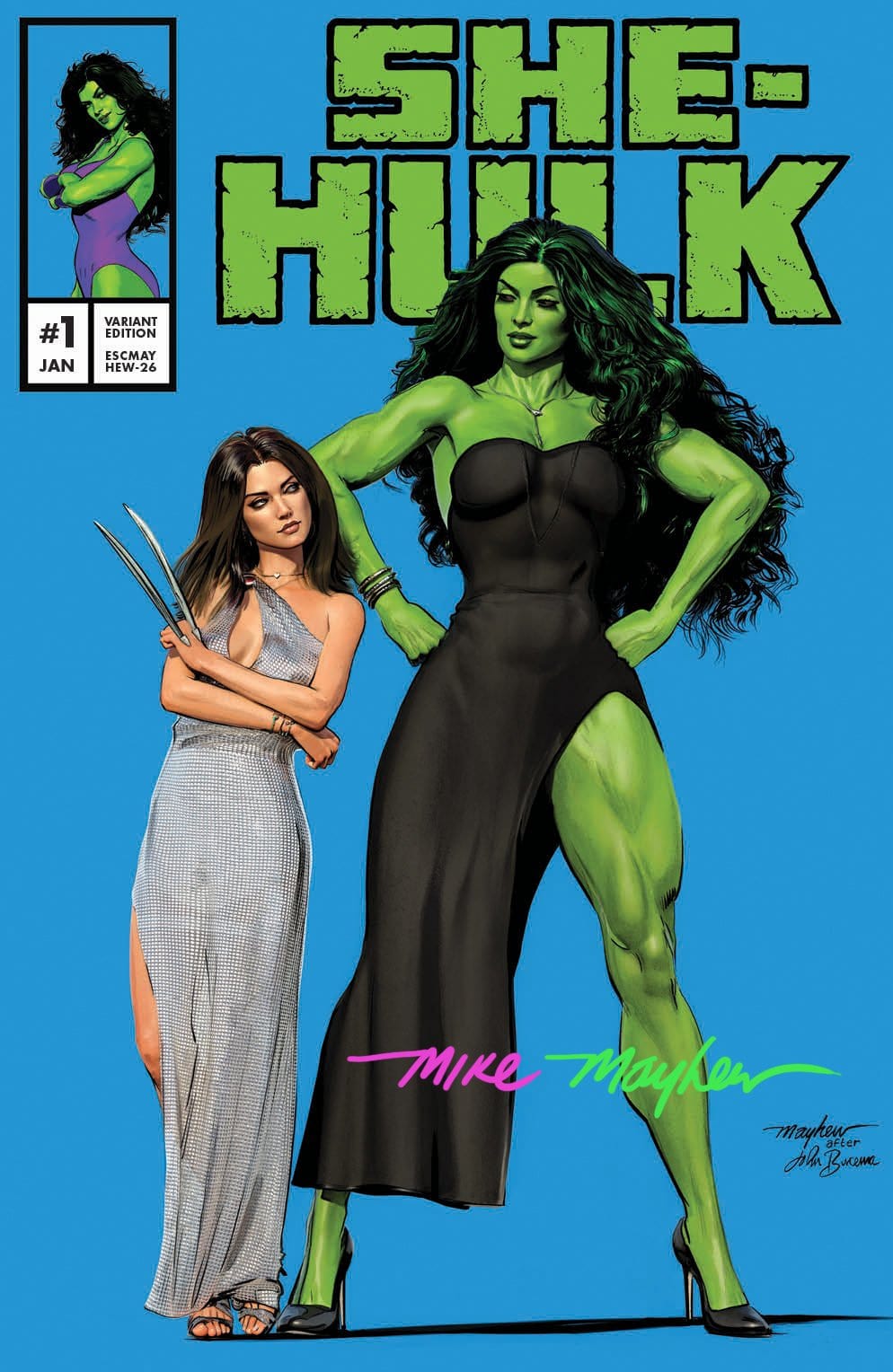 She-Hulk: She-Hulk Split Personality Mural - Officially Licensed