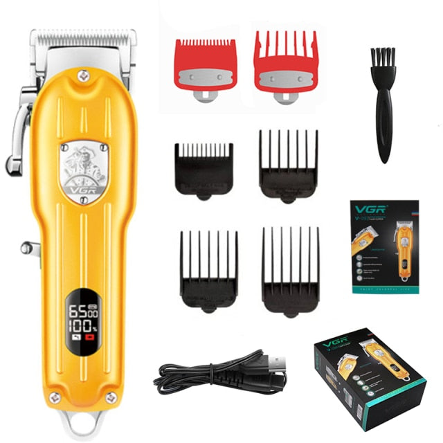 Trade Shop - Taglia Capelli Professionale Regolabarba A Batteria Cordless  Trimmer Vgr V-192