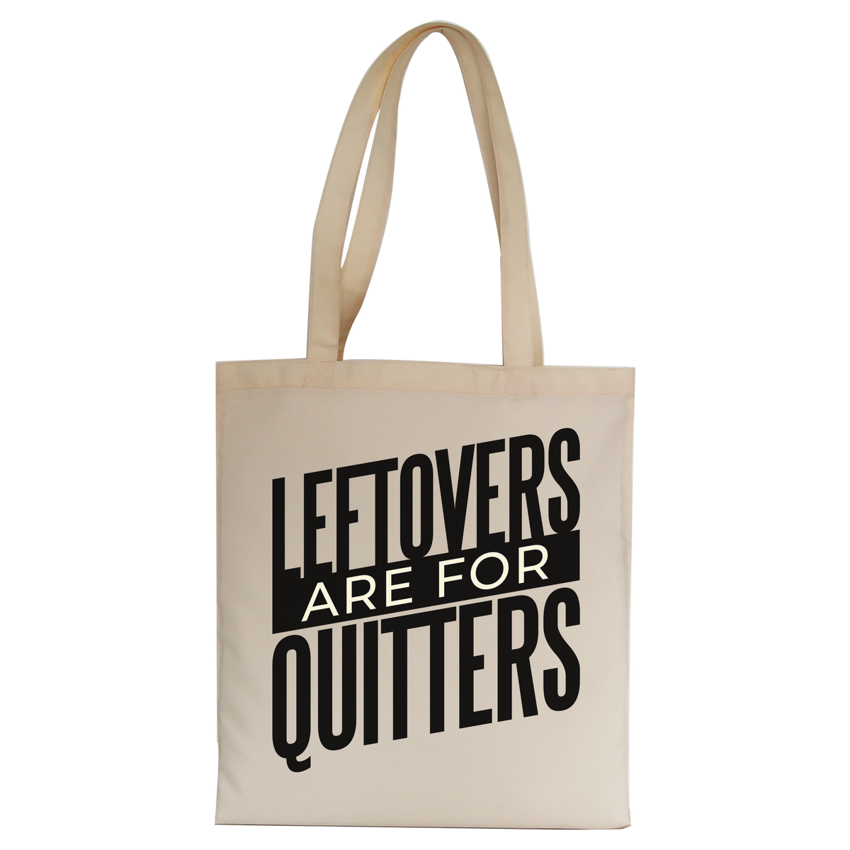 Leftovers quote funny food tote bag canvas shopping– Graphic Gear