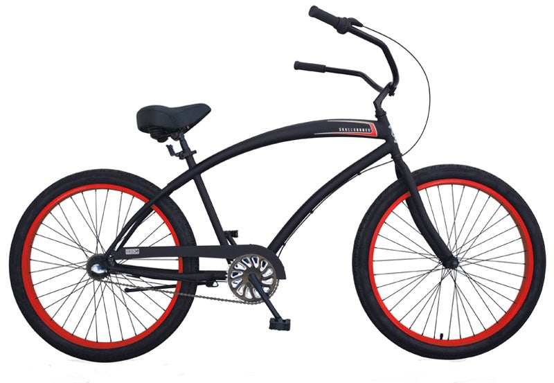 skull and bones cruiser bicycle