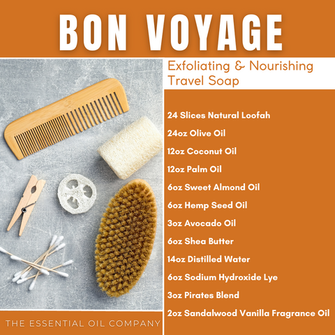 Bon Voyage: Exfoliating & Nourishing Travel Soap Recipe