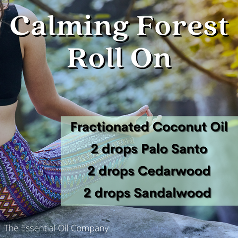 calming forest essential oil diffuser blend