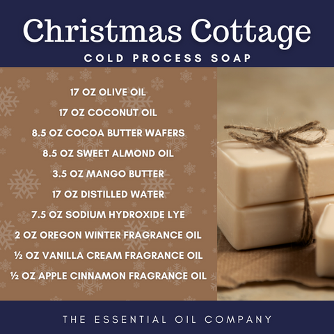 Christmas Cottage Cold Process Soap Recipe