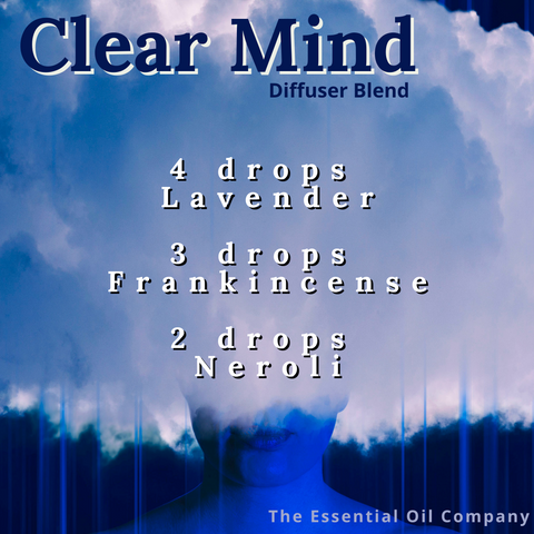 clear mind essential oil diffuser blend
