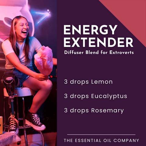 Energy Extender Diffuser Blend for Extroverts