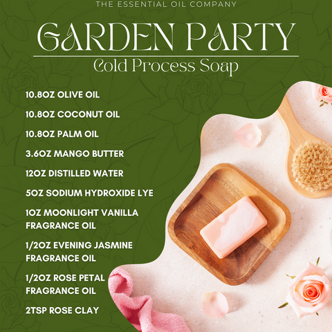 Garden Party Cold Process Soap Recipe