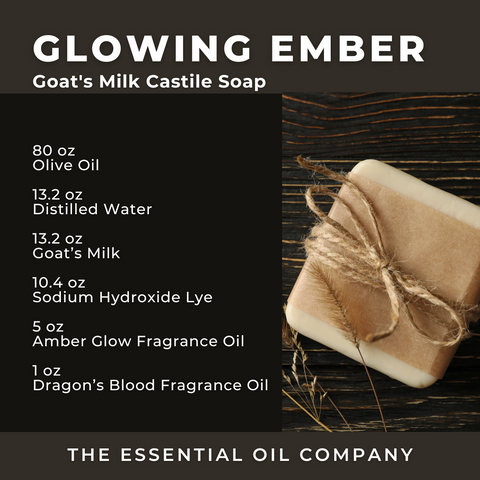 Glowing Ember: Goat's Milk Castile Soap