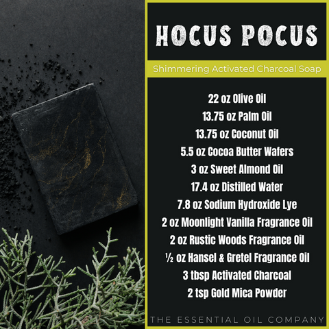 Hocus Pocus: Shimmering Activated Charcoal Soap Recipe
