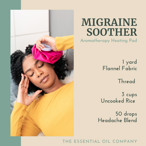 Migraine Soother Aromatherapy Heating Pad