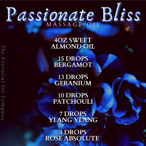 passionate bliss massage oil essential oils