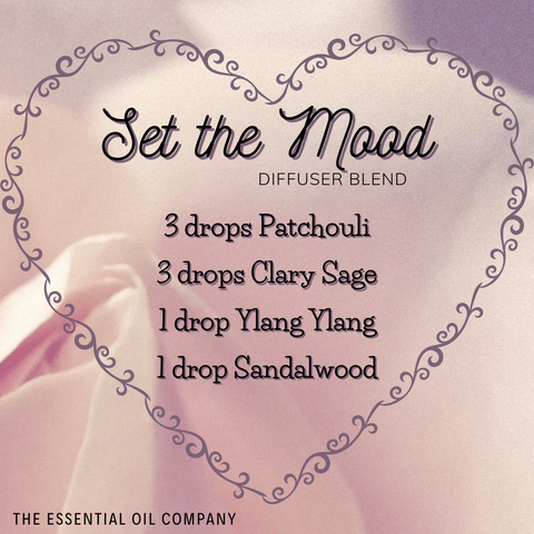 set the mood essential oil diffuser blend