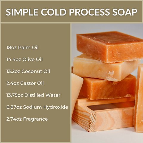 Simple Cold Process Soap Recipe