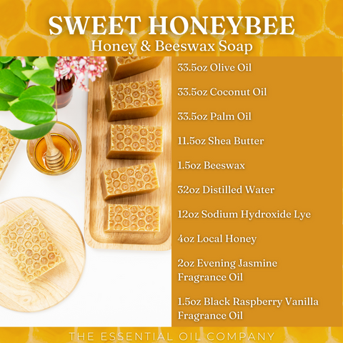 Sweet Honeybee: Honey & Beeswax Soap Recipe