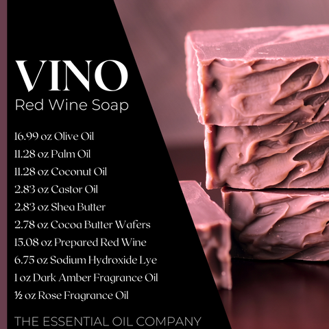 Vino: Red Wine Soap Recipe