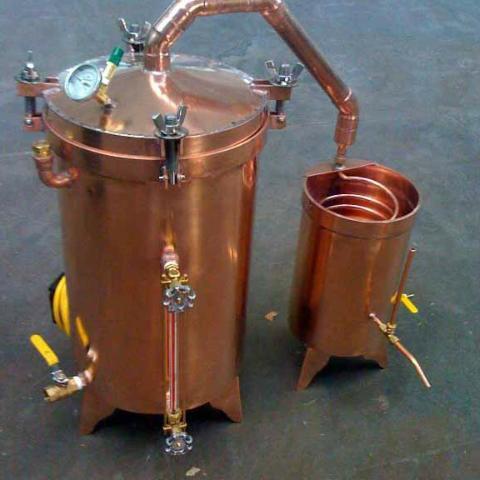 15 gallon copper Water/Steam distiller