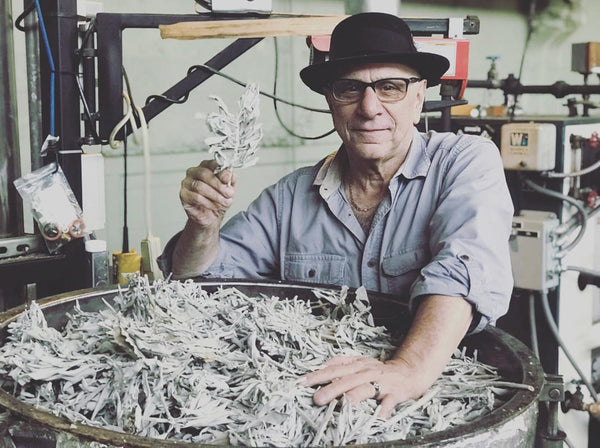 Founder, Robert Seidel, with Sacred White Sage