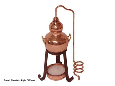 Distillery, Alembic, alcohol distiller, copper still - charentais premium  0,7 litres with spirit burner and thermometer 