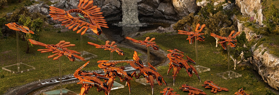 Shaltari forces swarm across the countryside