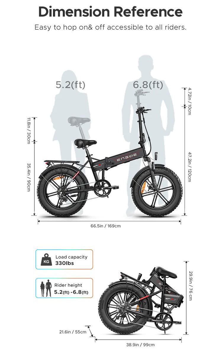 Dimension-of-ENGWE-EP2-Pro-960W-Electric-Bike-20-inch-Fat-Tire-E-Bike