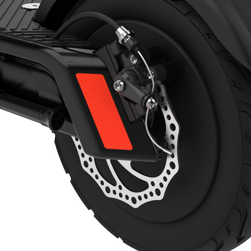 Disc brakes of Teewing X9 electric scooter