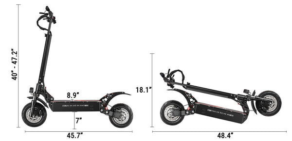 Geometry-of-Q7-Pro-3200W-Electric-Scooters 440lbs