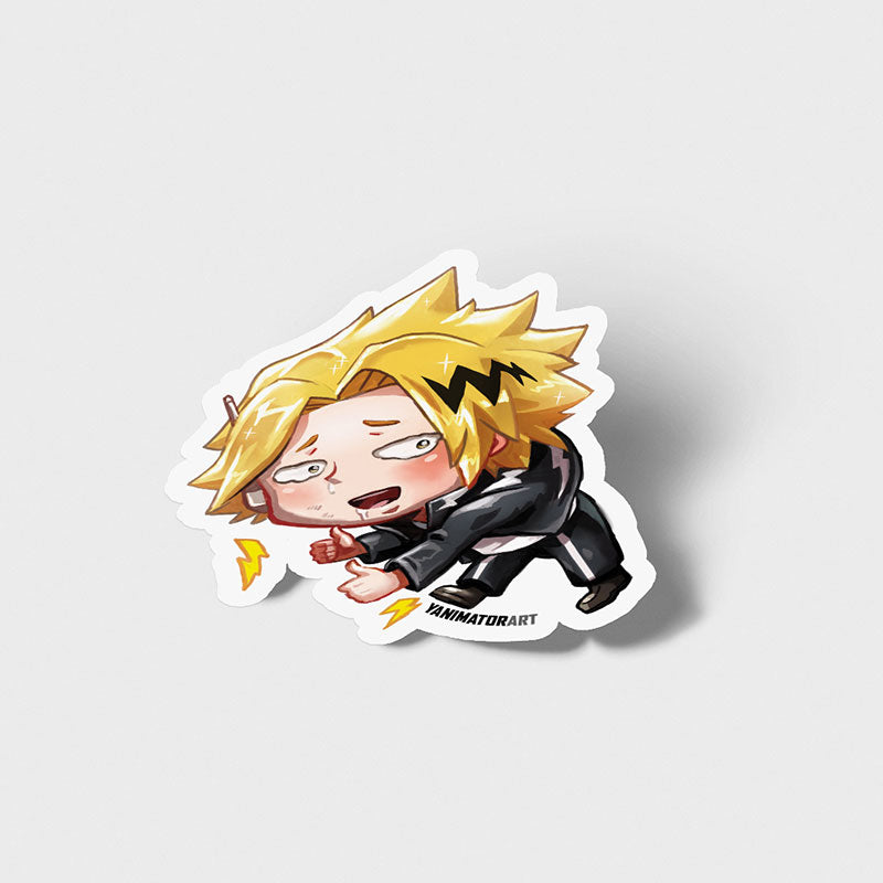 denki kaminari chargebolt vinyl sticker yanimatorart