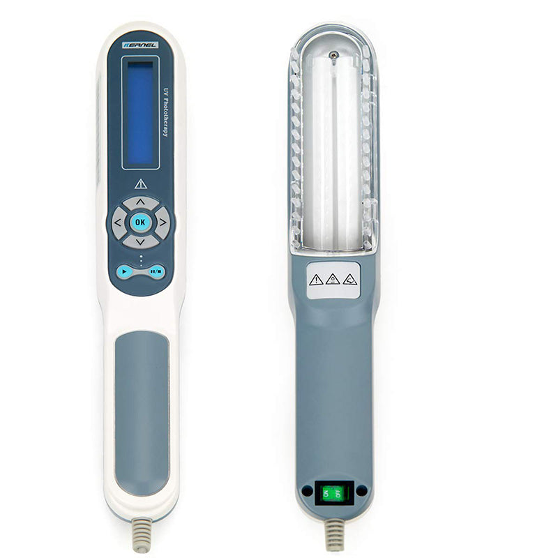 Handheld UVB Ligth Therapy Home Phototherapy with Digital Timer,Goggle