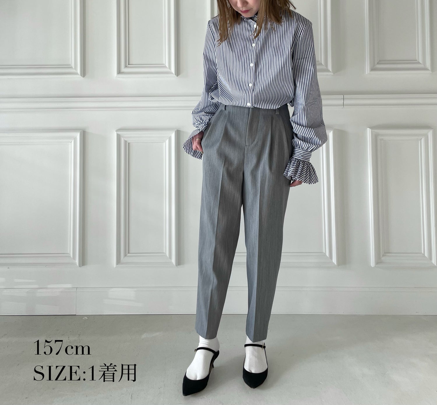 girlish シルクウールパンツ | mezcla.in