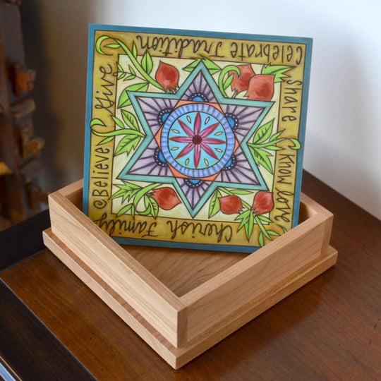 Seeds of Prosperity Star of David Keepsake Box